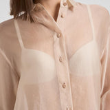 Camicia trasparente donna 14096 0265BOROTALCO FORTE FORTE 