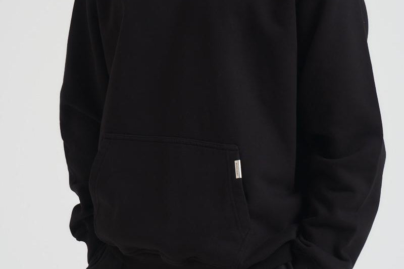 Felpa uomo con cappuccio nera OCM4113 BLACK REPRESENT 