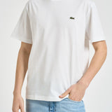 T-shirt uomo girocollo bianca TH7318 001 LACOSTE 