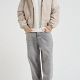 Bomber uomo in tessuto beige MLM100127 BEIGE REPRESENT 