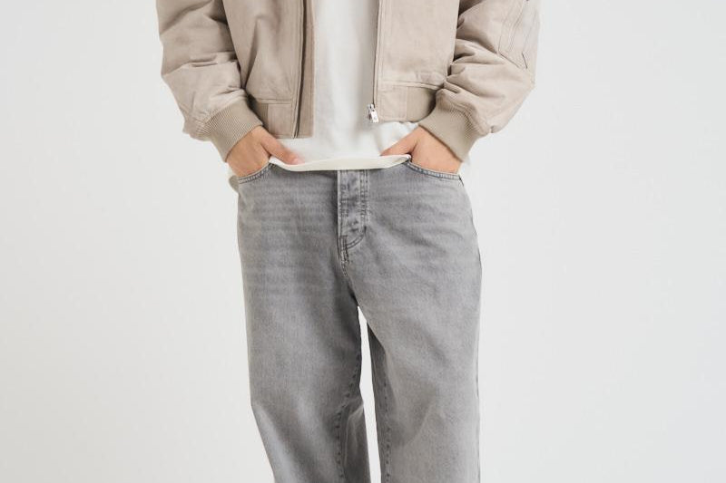 Bomber uomo in tessuto beige MLM100127 BEIGE REPRESENT 