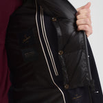 Piumino con cappuccio blu scuro F09MUCX581 18589 MONTECORE 