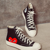 Converse x Comme des Garçons PLAY Sneaker alta Chuck 70 K112 BLACK COMME DES GARCON PLAY 