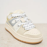 Sneakers donna Olli beige e bianche ASN172. 002/44 BARROW 