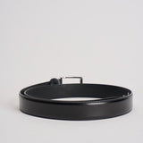 Cintura uomo in pelle nero 016 NERO ACCADEMIE TESSILI 