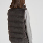 Piumino gilet eco fur donna PI002122D 9480 HERNO 