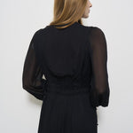 Abito donna lungo nero Amara RO0668FA C1J07E01BK MARANT ETOILE 