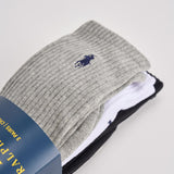 Calzini uomo 3 pack con ricamo logo 449799746 001 RALPH LAUREN 