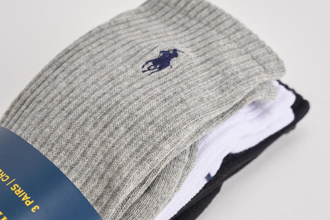 Calzini uomo 3 pack con ricamo logo 449799746 001 RALPH LAUREN 