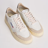 Sneakers uomo Medalist low in suede beige e grigio AULM LS01 AUTRY 
