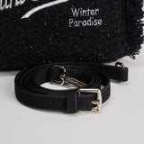 Borsa donna Vanity Tweed mini in lana nero VANITYMNTWEED 00 MC2 SAINT BARTH 