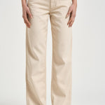 Jeans donna dritto beige PA0590FA B1H07I23EC ISABEL MARANT 
