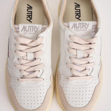 Sneakers donna Medalist panna, beige e cammello AULW LS02 AUTRY 