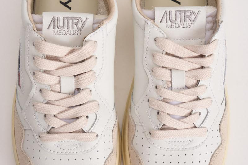 Sneakers donna Medalist panna, beige e cammello AULW LS02 AUTRY 