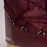 Stivale donna da neve alto in nylon bordeaux 1400440 D013BURGUNDY MOON BOOT 