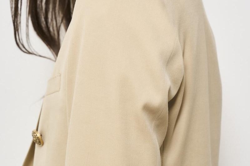 Blazer donna doppiopetto beige GWP00829 P00126715272 GOLDEN GOOSE 