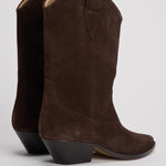 Stivale donna "Duerto" in suede testa di moro BO0003FA A1A03S50CL ISABEL MARANT 