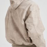Bomber uomo in tessuto beige MLM100127 BEIGE REPRESENT 