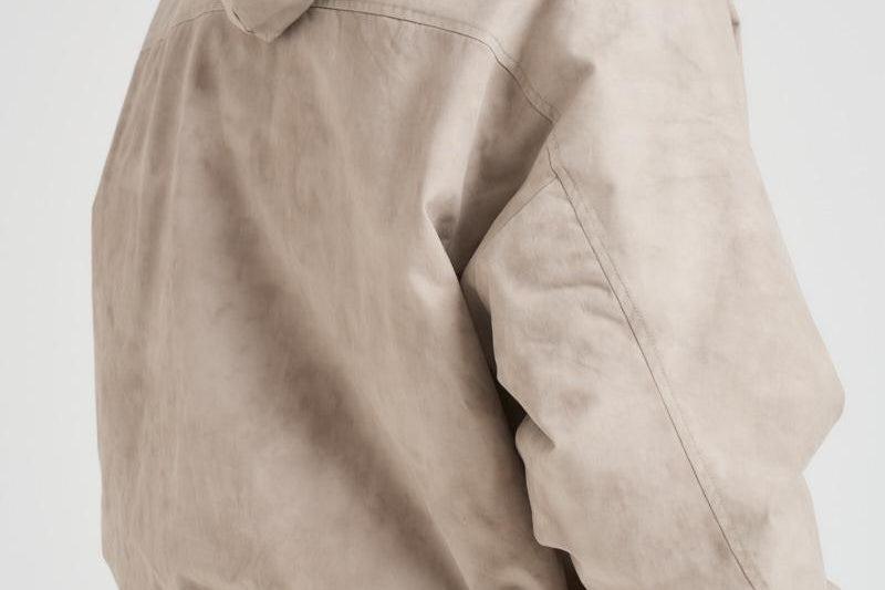 Bomber uomo in tessuto beige MLM100127 BEIGE REPRESENT 