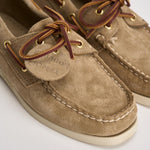 Mocassino donna Portland da barca in suede taupe 77131JW AF0 SEBAGO 