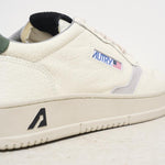 Sneakers uomo Medalist bianche e verdi AULM NE05 AUTRY 