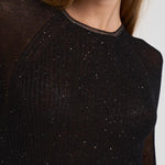 Top a coste in lurex KERRIA FULLBLACK IRO 