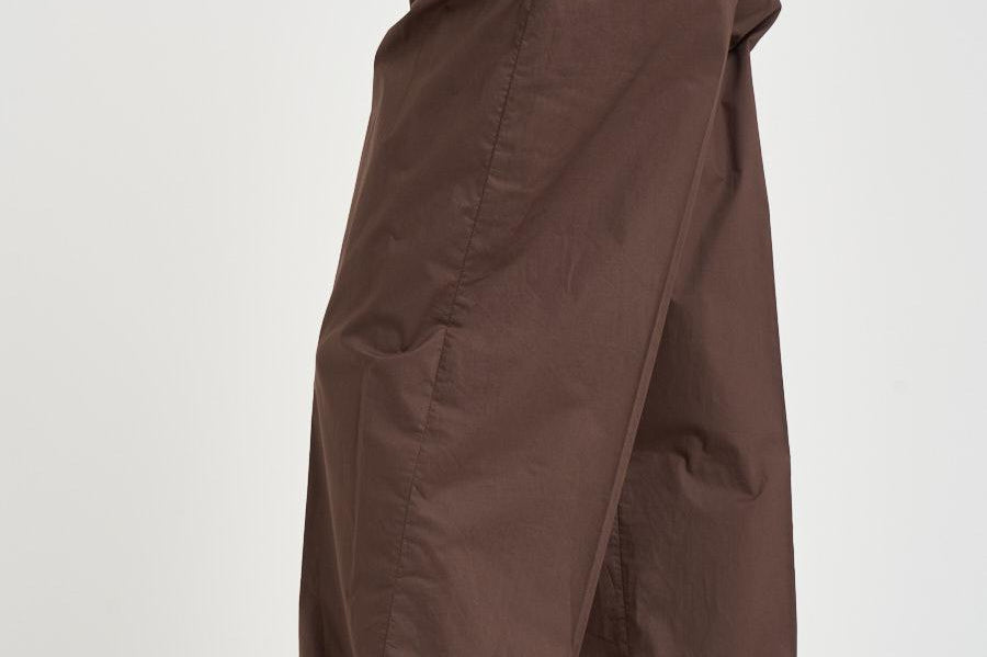 Pantalone donna gamba larga marrone AXEL T0215BROWN THE LATEST 
