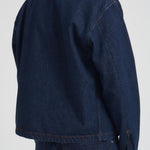 Giacca uomo stile camicia in denim scuro Q100027S00J7 VJ201 STONE ISLAND 