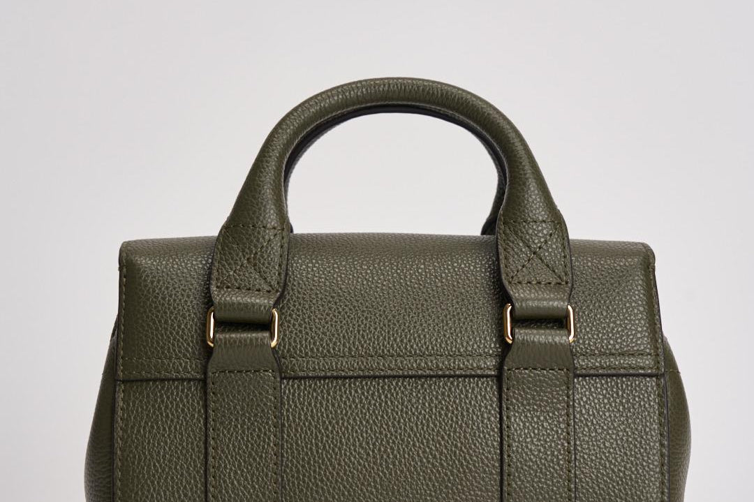 Borsa donna mini bayswater verde militare RL8928 Q749 MULBERRY 