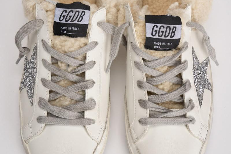 Sneakers donna sabot Super Star bianche GWF00110 F00230610224 GOLDEN GOOSE 