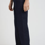 Jeans uomo wide leg in denim scuro GIACOMO 1D028 TELA GENOVA 
