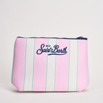 Pochette donna Aline a righe rosa e bianca ALINE 00760L MC2 SAINT BARTH 
