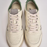 Sneakers uomo Medalist Low bianca e verde salvia AULM NE16 AUTRY 