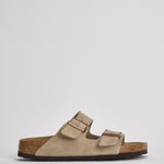 Sandalo arizona donna in suede 951303 TAUPE BIRKENSTOCK 