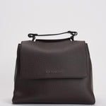 Borsa donna Sveva Soft Piccol a mano in pelle con tracolla moro B01999SOF TMORO ORCIANI 