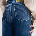 Pantalone donna a palazzo Kankam blu 12699 516524 PIERRE-LOUIS MASCIA 