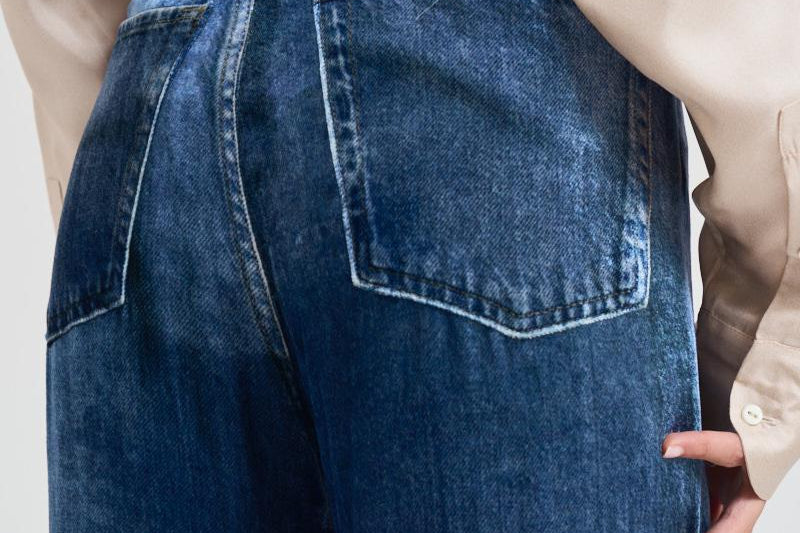 Pantalone donna a palazzo Kankam blu 12699 516524 PIERRE-LOUIS MASCIA 