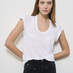 T-shirt donna bianca Zankou TS0014FB B1N17E20WH MARANT ETOILE 