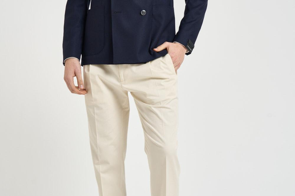 Giacca uomo doppiopetto blu 1SMC20K 060069B5040 TAGLIATORE 