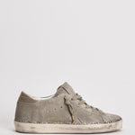 Sneakers donna Super-Star in suede grigio GWF00857 F00805915864 GOLDEN GOOSE 