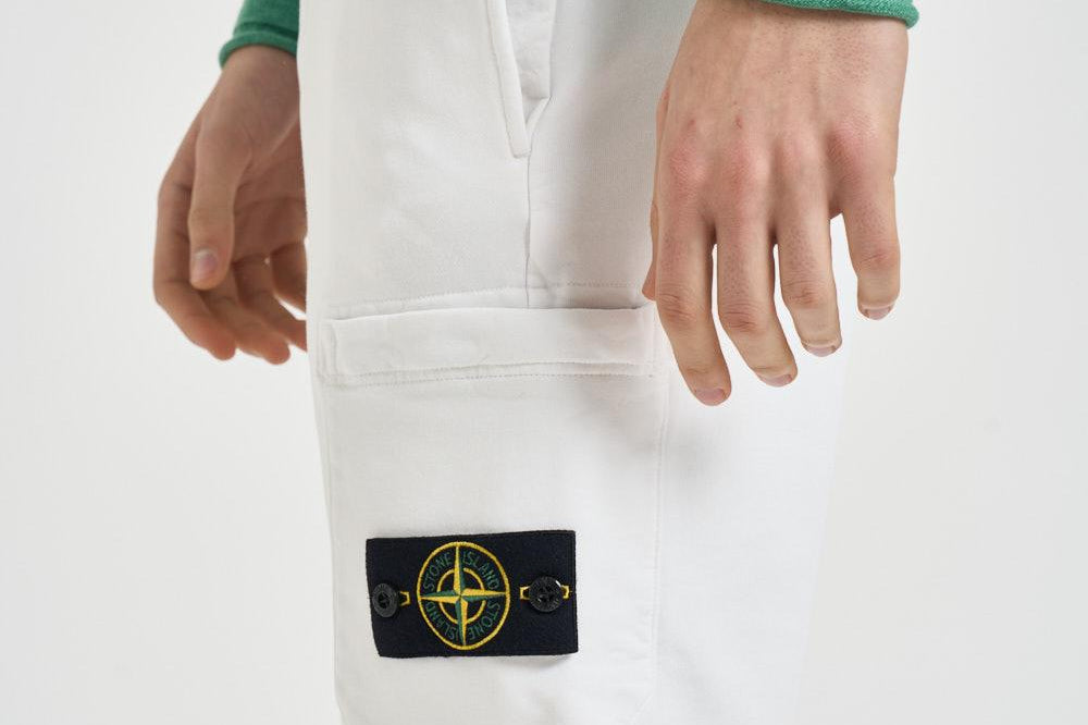 Bermuda uomo in tuta bianco 6200011 S0051V0001 STONE ISLAND 