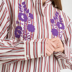 Camicia donna a righe multicolor MIRADI MULTI ANTIK BATIK 