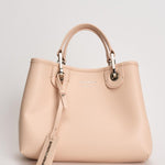 Borsa a mano donna in pelle rosa cipria EW000361 AF12036M1332 EMPORIO ARMANI 