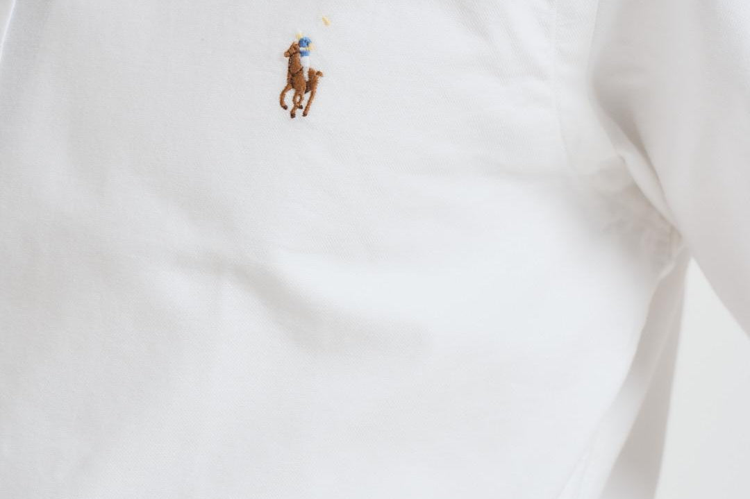 Camicia uomo Oxford bianca 710549084 006 RALPH LAUREN 