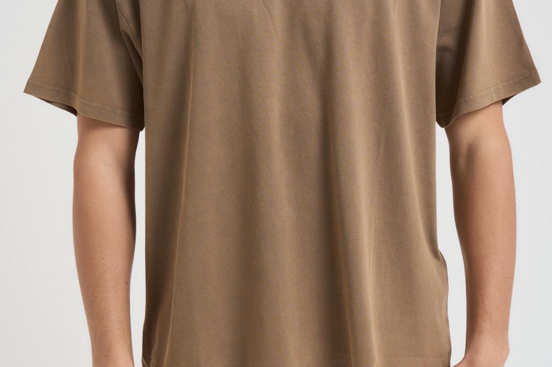 T-shirt uomo girocollo tortora OCM41114 ALMOND REPRESENT 