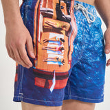 Costume uomo con stampa mare RDBOATVINTAGELIFE 61 MC2 SAINT BARTH 