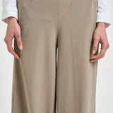 Pantalone donna gamba larga sabbia 26854 87TABACCO RRD 