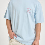 T-shirt uomo girocollo celeste TS209 CO002LIGHTBLUE DROLE DE MONSIEUR 