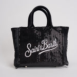 Borsa donna Vanity Mini Velvet con strass nero VANITYMINI VELV00 MC2 SAINT BARTH 
