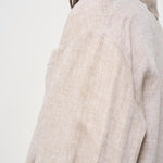 Camicia donna in lino beige S06121 2600948 PESERICO 